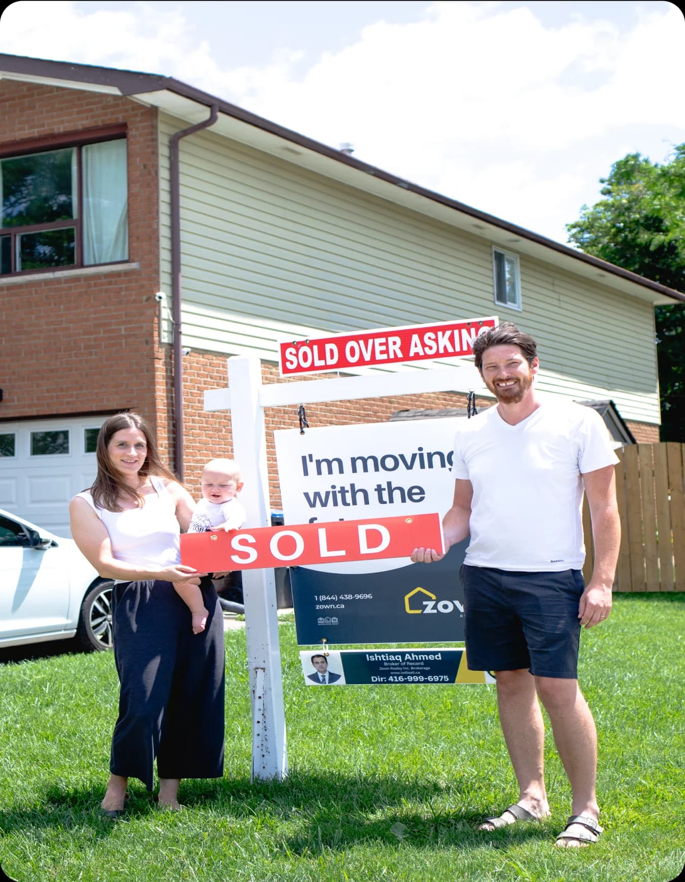 Home sale closing documents and keys