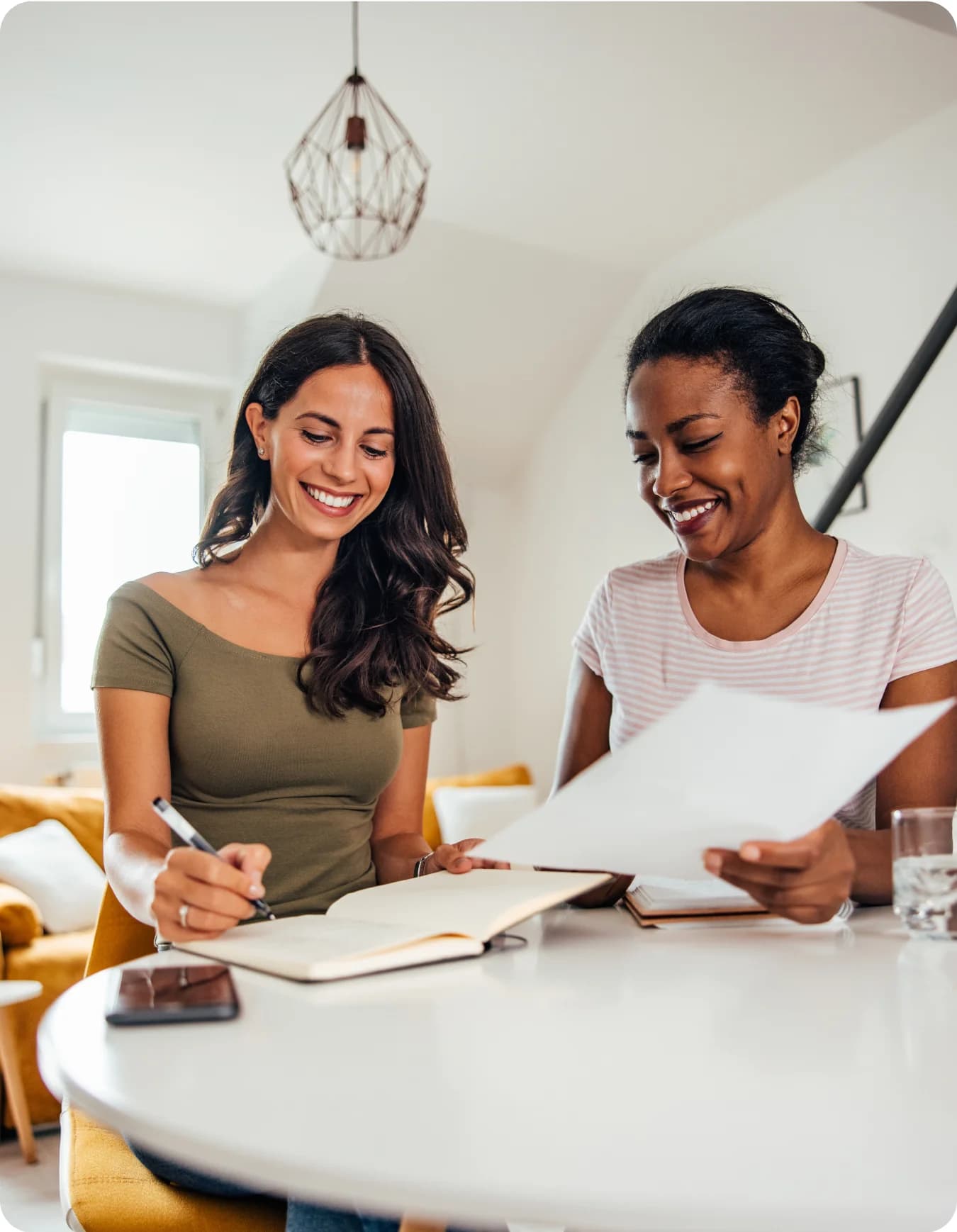 Organized home selling documents and paperwork